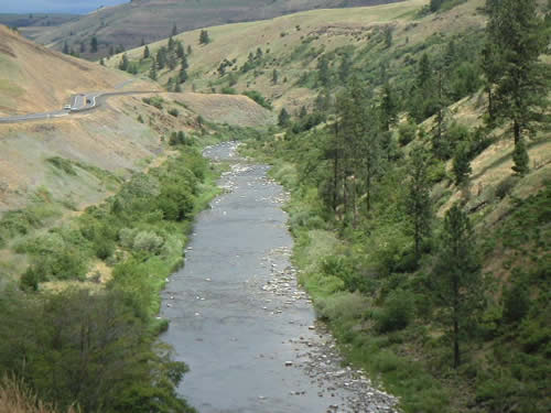 Potlatch river on the way to Julietta